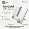 AIDATA Book Stand Copy Holder ที่วางหนังสือและเอกสารแบบ 3-in-1 ออกแบบตามหลัก Ergonomic ช่วยลดอาการปวดคอ เหมาะสำหรับออฟฟิศและการอ่านเอกสาร